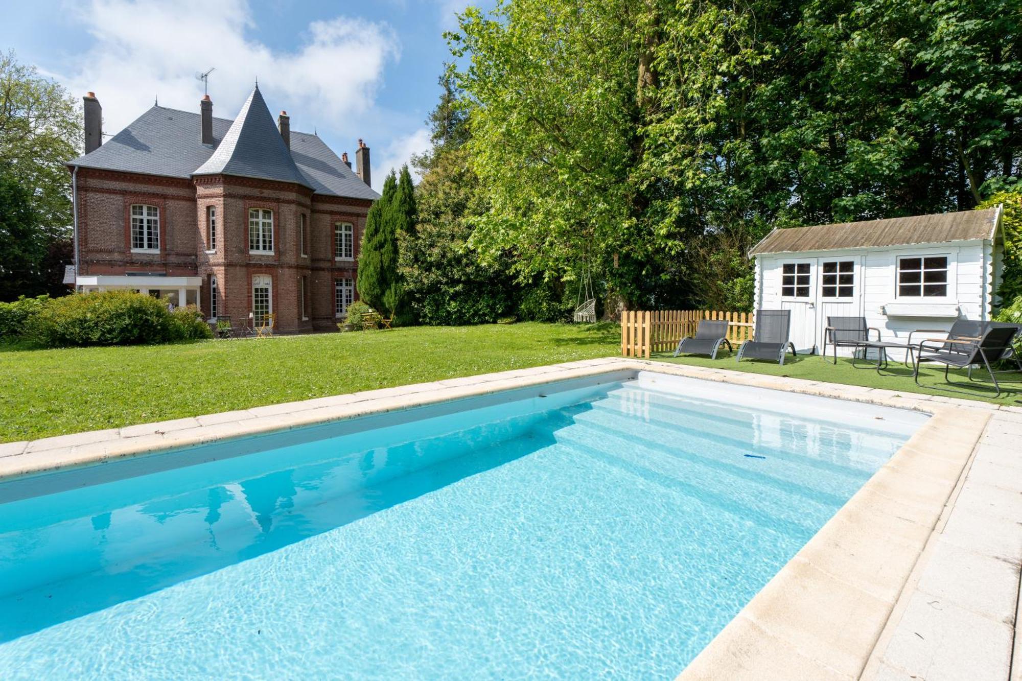 Le Manoir De La Belle Epoque Bed & Breakfast Bethencourt-sur-Mer ภายนอก รูปภาพ