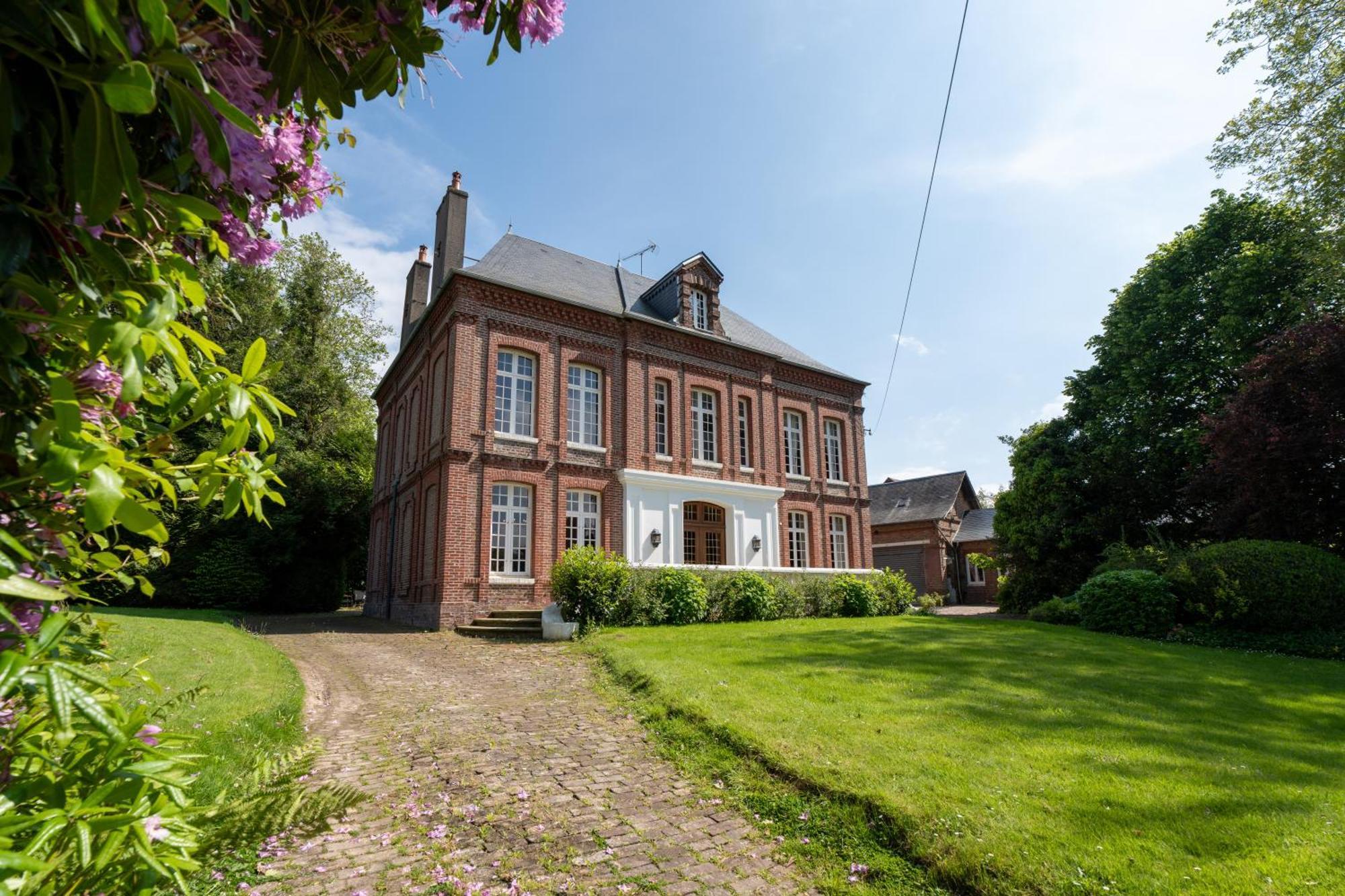 Le Manoir De La Belle Epoque Bed & Breakfast Bethencourt-sur-Mer ภายนอก รูปภาพ