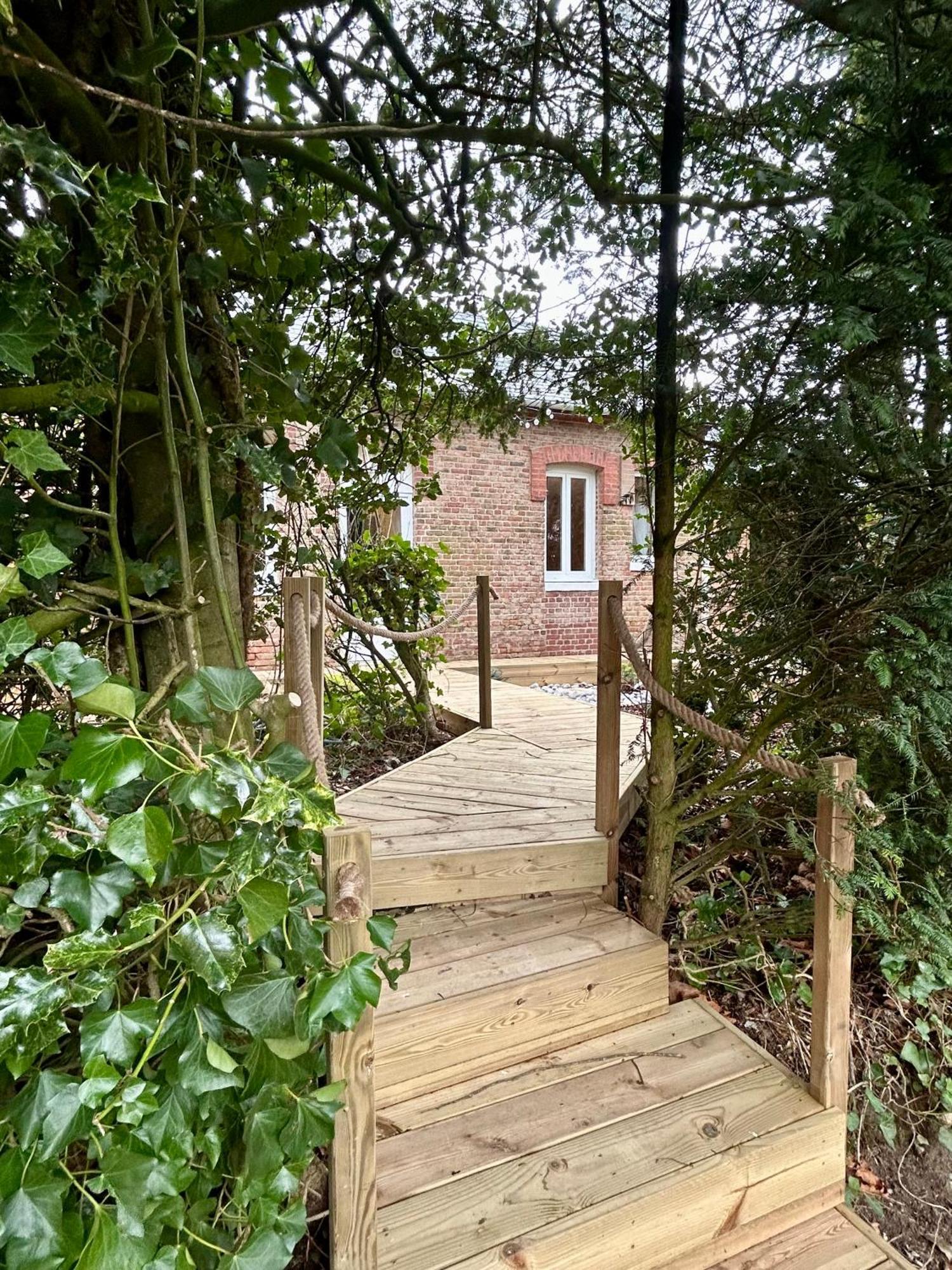 Le Manoir De La Belle Epoque Bed & Breakfast Bethencourt-sur-Mer ภายนอก รูปภาพ